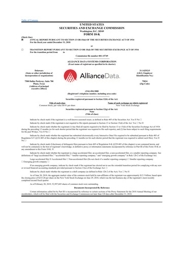 Thumbnail Bread Financial 10-K Annual Report 2018