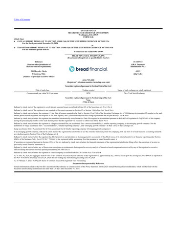 Thumbnail Bread Financial 10-K Annual Report 2024