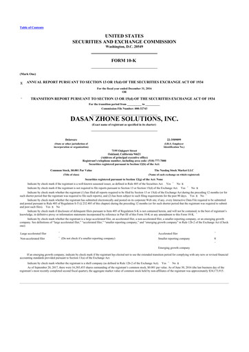 Thumbnail DZS Inc 10-K Annual Report 