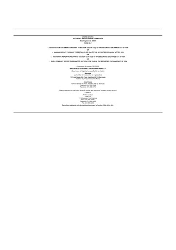 Thumbnail Brookfield Renewable Partners 20-F Annual Report 