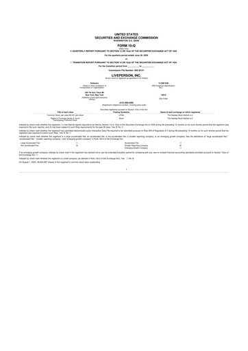 Thumbnail LivePerson 10-Q Quarterly Report FY2025 