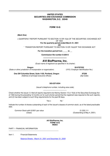 Thumbnail Sarepta Therapeutics
 10-Q Quarterly Report FY 
