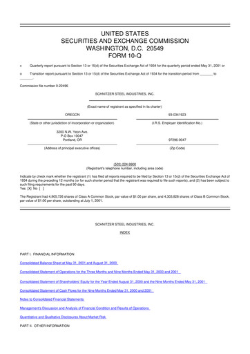 Thumbnail Radius Recycling 10-Q Quarterly Report FY 