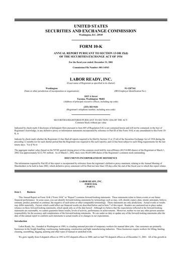 Thumbnail TrueBlue 10-K Annual Report 