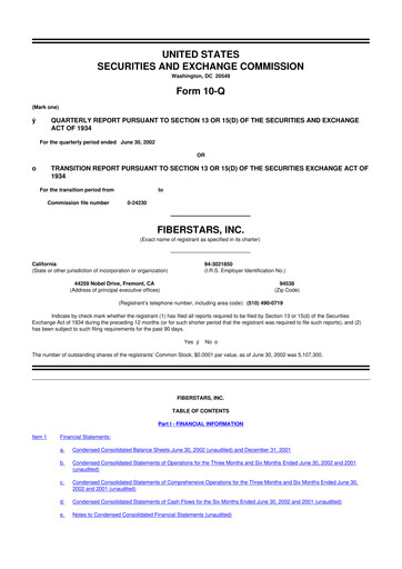 Miniature Energy Focus 10-Q Rapport trimestriel  