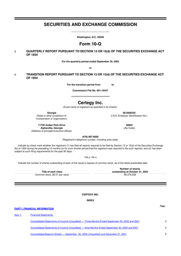 Thumbnail Fidelity National Information Services 10-Q Quarterly Report FY 