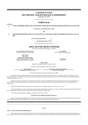 Thumbnail Golden Minerals
 10-K Annual Report 