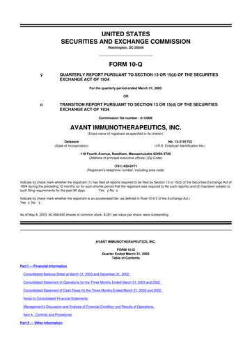 Thumbnail Celldex Therapeutics 10-Q Quarterly Report FY 
