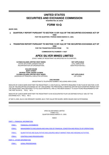 Thumbnail Golden Minerals
 10-Q Quarterly Report FY 