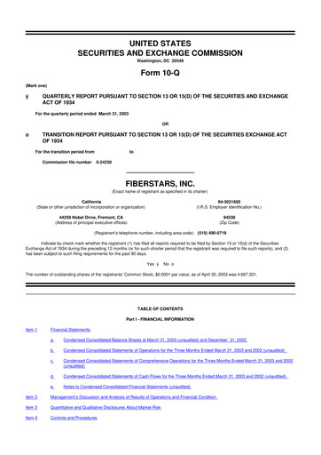 Miniature Energy Focus 10-Q Rapport trimestriel  