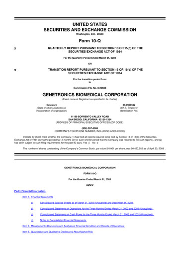 Miniature Inovio Pharmaceuticals 10-Q Rapport trimestriel  