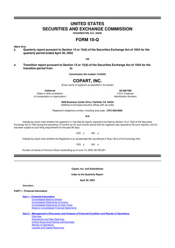 Thumbnail Copart
 10-Q Quarterly Report FY 