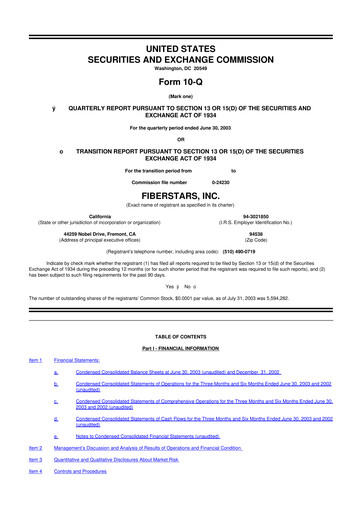 Miniature Energy Focus 10-Q Rapport trimestriel  