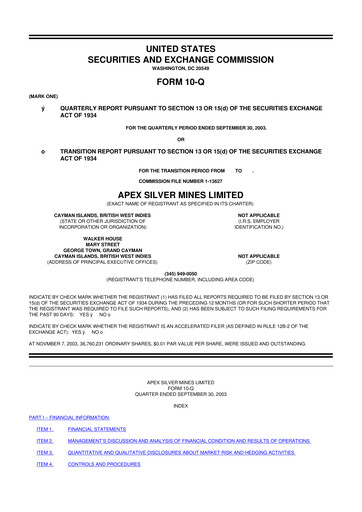 Thumbnail Golden Minerals
 10-Q Quarterly Report FY 