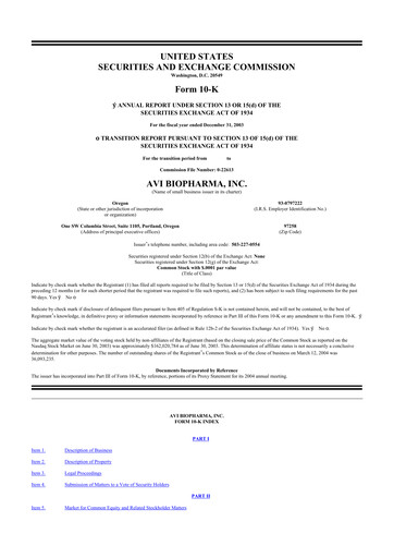 Thumbnail Sarepta Therapeutics
 10-K Annual Report 