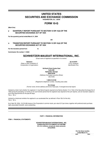 Thumbnail Mativ Holdings 10-Q Quarterly Report FY 