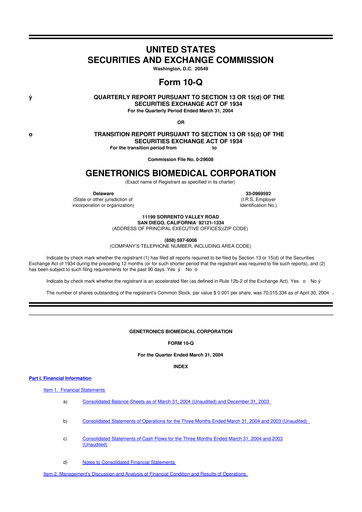 Miniature Inovio Pharmaceuticals 10-Q Rapport trimestriel  