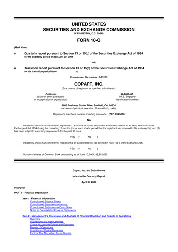 Thumbnail Copart
 10-Q Quarterly Report FY 
