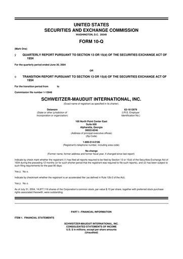 Thumbnail Mativ Holdings 10-Q Quarterly Report FY 