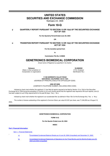 Miniature Inovio Pharmaceuticals 10-Q Rapport trimestriel  