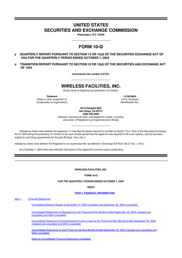 Thumbnail Kratos Defense & Security Solutions 10-Q Quarterly Report FY 