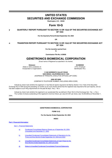 Miniature Inovio Pharmaceuticals 10-Q Rapport trimestriel  