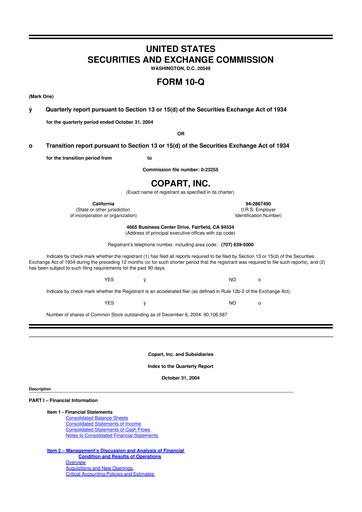 Thumbnail Copart
 10-Q Quarterly Report FY 