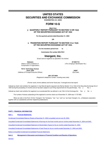 Vorschaubild Crexendo 10-Q Quartalsbericht  