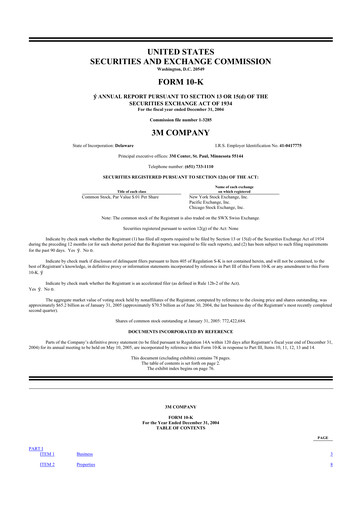 Thumbnail 3M 10-K Annual Report 