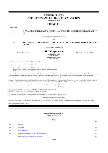 Thumbnail HNI Corporation
 10-K Annual Report 