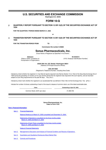 Vorschaubild Achieve Life Sciences
 10-Q Quartalsbericht  