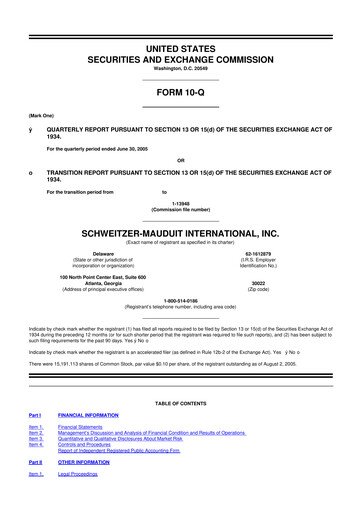 Thumbnail Mativ Holdings 10-Q Quarterly Report FY 