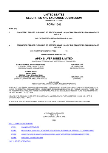Thumbnail Golden Minerals
 10-Q Quarterly Report FY 