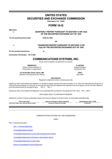 Miniature SUNation Energy Inc. 10-Q Rapport trimestriel  