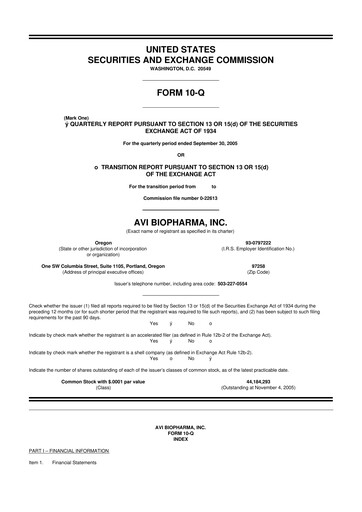 Thumbnail Sarepta Therapeutics
 10-Q Quarterly Report FY 