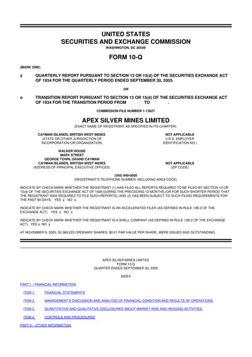 Thumbnail Golden Minerals
 10-Q Quarterly Report FY 