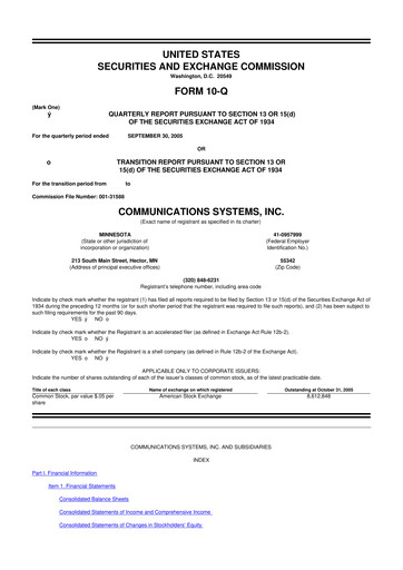 Miniature SUNation Energy Inc. 10-Q Rapport trimestriel  