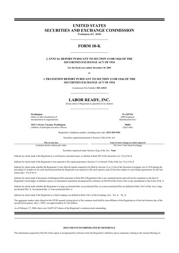 Thumbnail TrueBlue 10-K Annual Report 