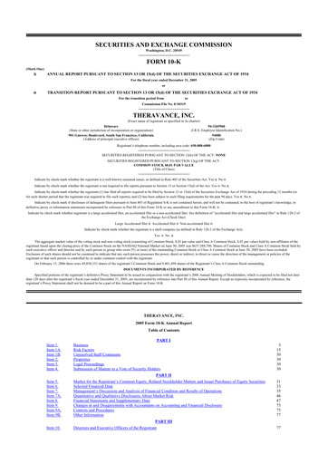 Thumbnail Innoviva 10-K Annual Report 