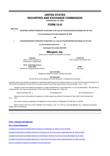 Vorschaubild Crexendo 10-Q Quartalsbericht  