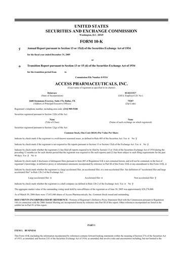 Thumbnail Abeona Therapeutics
 10-K Annual Report 