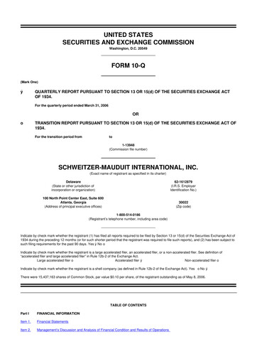 Thumbnail Mativ Holdings 10-Q Quarterly Report FY 
