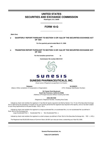 Vorschaubild Viracta Therapeutics 10-Q Quartalsbericht  