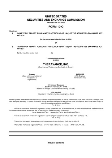 Thumbnail Innoviva 10-Q Quarterly Report FY 