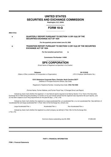 Thumbnail SPX Technologies 10-Q Quarterly Report FY 