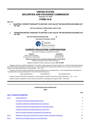 Miniature Perdoceo Education 10-Q Rapport trimestriel  
