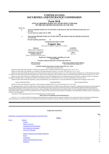 Thumbnail Copart
 10-K Annual Report 