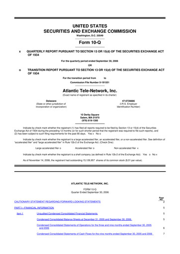 Thumbnail ATN International 10-Q Quarterly Report FY 