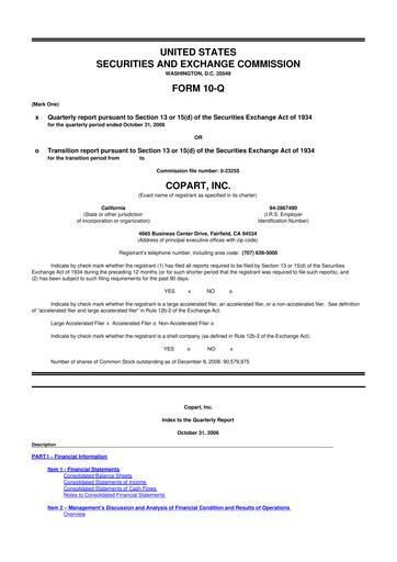Thumbnail Copart
 10-Q Quarterly Report FY 