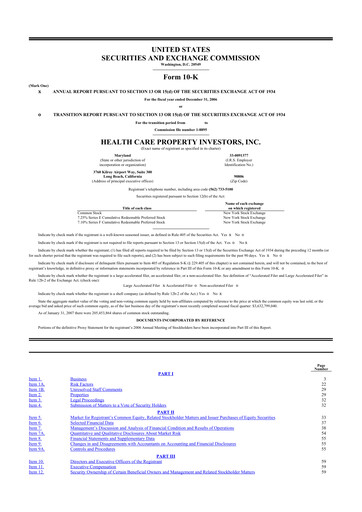 Thumbnail Healthpeak Properties
 10-K Annual Report 